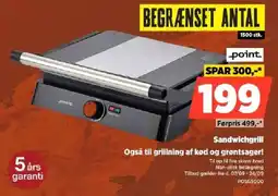 Power Point Sandwichgrill tilbud
