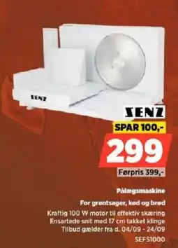 Power Senz pålægsmaskine tilbud