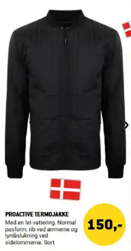 XL-BYG Proactive Termojakke tilbud