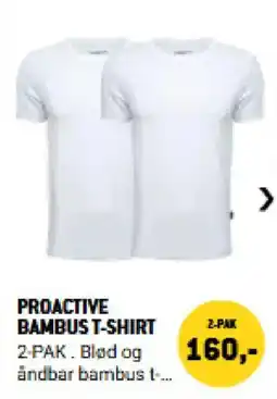 XL-BYG Proactive bambus t-shirt tilbud