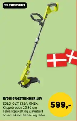 XL-BYG Ryobi græstrimmer 18v tilbud