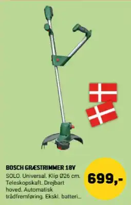 XL-BYG Bosch græstrimmer 18v tilbud