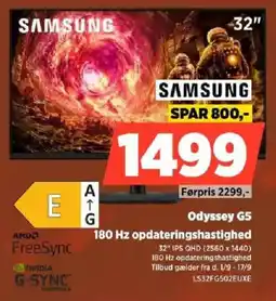 Power Samsung Odyssey G5 tilbud