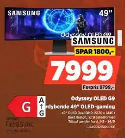 Power Samsung Odyssey OLED G9 tilbud