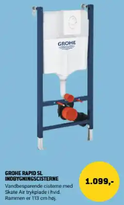 XL-BYG Grohe rapid sl indbygningscisterne tilbud