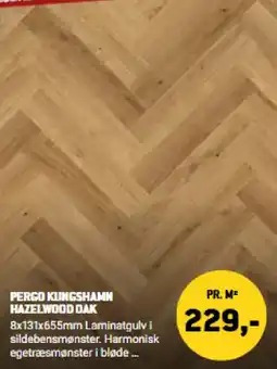 XL-BYG Pergo Kungshamn hazelwood oak tilbud