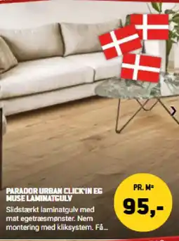 XL-BYG Parador Urban Click'in Eg Muse Laminatgulv tilbud