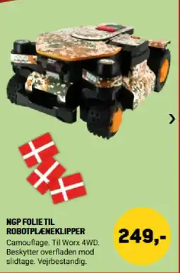 XL-BYG NGP Folie til Robotplæneklipper tilbud
