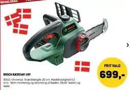 XL-BYG Bosch Kædesav 18V tilbud