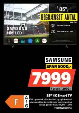Power Samsung 85" 4K Smart TV tilbud