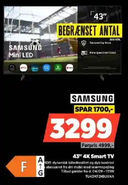 Power Samsung 43" 4K Smart TV tilbud