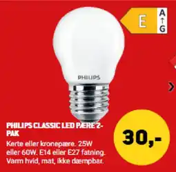 XL-BYG Philips classic led pære tilbud