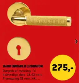 XL-BYG Habo dørgreb lexington tilbud