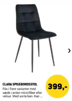 XL-BYG Clara spisebordsstol tilbud