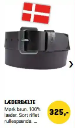 XL-BYG Lederbælte tilbud