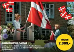 XL-BYG Dano Mast Glasfiber Flagstang tilbud