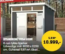 XL-BYG Bygnordic Yrsa Skur tilbud