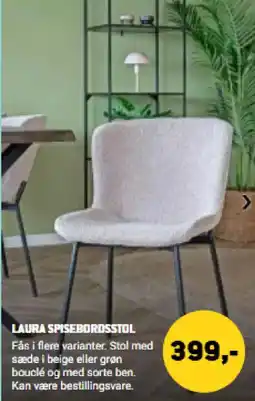 XL-BYG Laura spisebordsstol tilbud