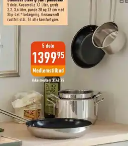 Imerco Stainless Steel gryde/pandesæt tilbud