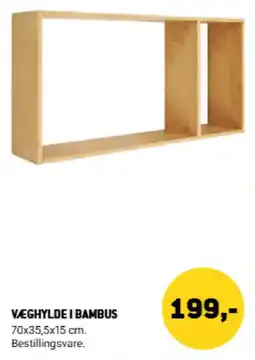 XL-BYG Veghyld i bambus tilbud