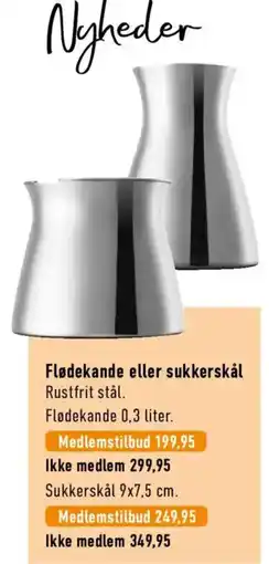 Imerco Flødekande eller sukkerskål tilbud