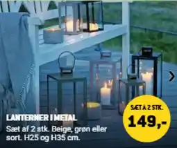 XL-BYG Lanterner i metal tilbud