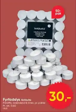 BigDollar Kotikulta Fyrfadslys tilbud