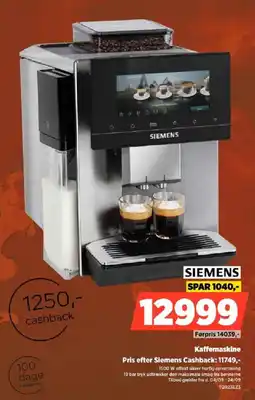 Power Siemens Kaffemaskine tilbud