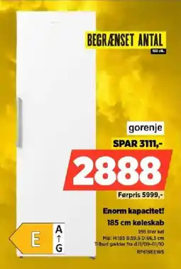 Power gorenje køleskab tilbud