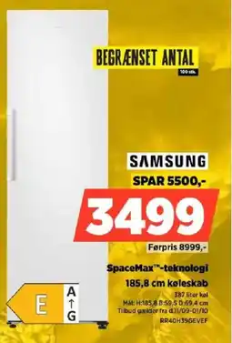Power Samsung SpaceMax teknologi køleskab tilbud