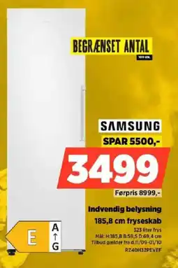 Power Samsung 185,8 cm fryseskab tilbud