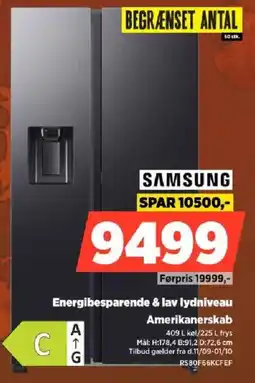 Power Samsung Amerikanerskab tilbud