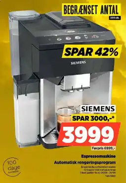 Power Siemens Espressomaskine tilbud
