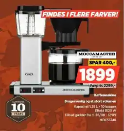 Power Moccamaster kaffemaskine tilbud