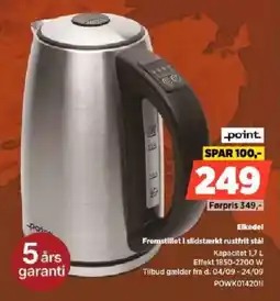 Power Point elektrisk kande tilbud