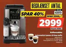 Power DeLonghi Kaffemaskine Automatisk bønne-til-kop kaffe tilbud