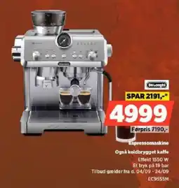 Power DeLonghi Espressomaskine tilbud