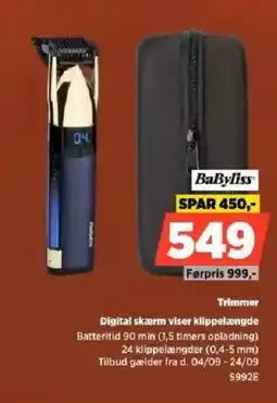 Power BaByliss Trimmer tilbud