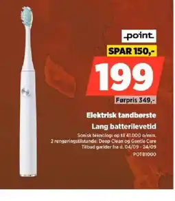 Power Point Elektrisk tandbørste tilbud