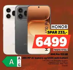 Power Honor 600 Pro 512 GB tilbud
