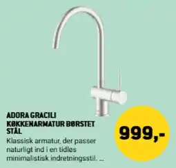 XL-BYG Adora Gracili Køkkenarmatur Børstet Stål tilbud