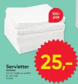 BigDollar Kotikulta servietter tilbud