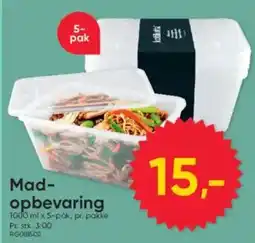 BigDollar Mad-opbevaring tilbud