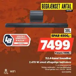 Power Jbl 11.1.4-kanal soundbar tilbud