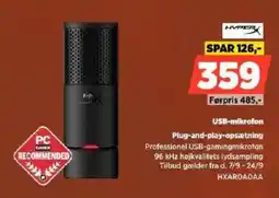 Power HyperX USB-mikrofon tilbud