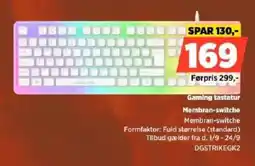 Power Gaming tastatur tilbud