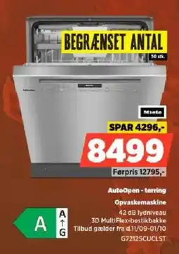 Power Miele Opvaskemaskine tilbud
