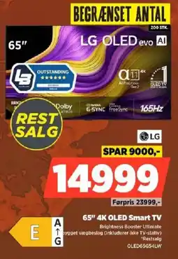 Power LG 65" 4K OLED Smart TV tilbud