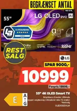 Power LG 55" 4K OLED Smart TV tilbud