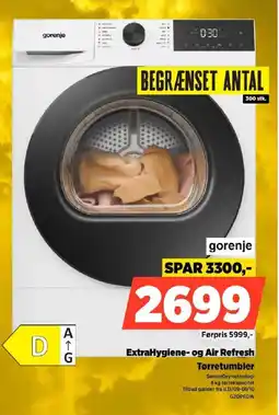 Power gorenje tørretumbler tilbud